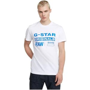 G-STAR Men's Originals T-Shirt, White (white D25969-C506-110), XXL G-STAR Men's Originals T-Shirt, White (white D25969-C506-110), XXL