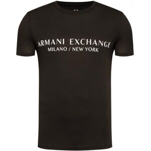 Armani Exchange Men's Short Sleeve Milan New York Logo Crew Neck T-Shirt, Black, M Armani Exchange Men's Short Sleeve Milan New York Logo Crew Neck T-Shirt, Black, M