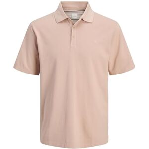 JACK & JONES Men's Male Einfarbig Poloshirt Jprbluwilliam Wash Ss Polo Sn, Rose Dust, XL JACK & JONES Men's Male Einfarbig Poloshirt Jprbluwilliam Wash Ss Polo Sn, Rose Dust, XL