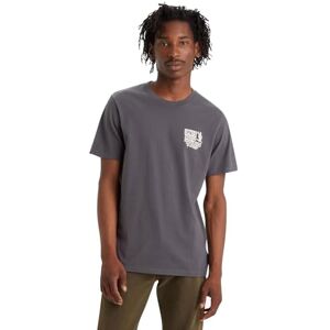 Levi's Men's Graphic Crewneck Tee T-Shirt, Space Cowboy Vw Andesite Ash, S Levi's Men's Graphic Crewneck Tee T-Shirt, Space Cowboy Vw Andesite Ash, S