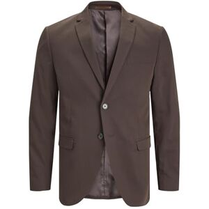 JACK & JONES Male Single Breasted Blazer Jprfranco Super Slim Fit Blazer, Brown, 44R JACK & JONES Male Single Breasted Blazer Jprfranco Super Slim Fit Blazer, Brown, 44R