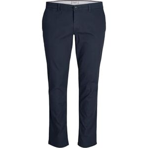 JACK & JONES Men's Male Plus Size Regular Fit Chino Hose Jpstmarco Jjdave Noos Pls, Blazer Navy, 42 W/30 L JACK & JONES Men's Male Plus Size Regular Fit Chino Hose Jpstmarco Jjdave Noos Pls, Blazer Navy, 42 W/30 L