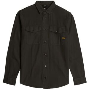 G-STAR Men's Marine Slim Shirt, Grey (asfalt gd D24963-D454-B575), L G-STAR Men's Marine Slim Shirt, Grey (asfalt gd D24963-D454-B575), L