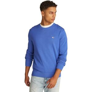 Tommy Jeans Mens TJM Slim Essential Light Dm0dm18895 Pullover Sweater, Blue, XXL UK Tommy Jeans Mens TJM Slim Essential Light Dm0dm18895 Pullover Sweater, Blue, XXL UK
