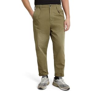 G-STAR Men's Pleated Chino Relaxed Tapered, Green (smoke olive D24543-C962-B212), 33W / 30L G-STAR Men's Pleated Chino Relaxed Tapered, Green (smoke olive D24543-C962-B212), 33W / 30L