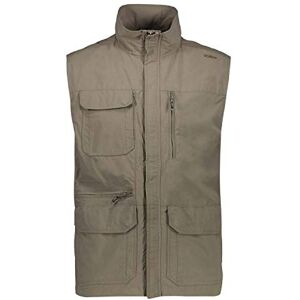 CMP Men's Gilet In Nylon Traspirante Con Spaziose Tasche Vest, Wood, 46 CMP Men's Gilet In Nylon Traspirante Con Spaziose Tasche Vest, Wood, 46