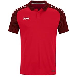 JAKO Men's Performance Poloshirt Rotschwarz, 2XL Herren Polo, Red/Black, XXL JAKO Men's Performance Poloshirt Rotschwarz, 2XL Herren Polo, Red/Black, XXL