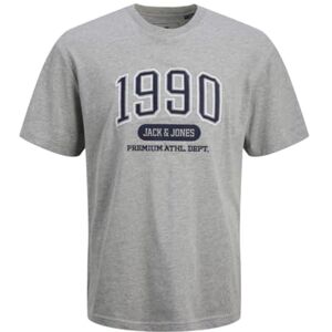 JACK & JONES Men's Jprbludouglas SS Tee T-Shirt, Light Grey Mix, M JACK & JONES Men's Jprbludouglas SS Tee T-Shirt, Light Grey Mix, M