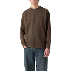 Levi's Men's Ls Authentic Tee T-Shirt, Garment Dye Bracken, M Levi's Men's Ls Authentic Tee T-Shirt, Garment Dye Bracken, M