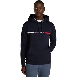Tommy Hilfiger Men’s Chest Insert Hoodie with Kangaroo Pocket, Blue (Desert Sky), S Tommy Hilfiger Men’s Chest Insert Hoodie with Kangaroo Pocket, Blue (Desert Sky), S
