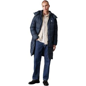 Calvin Klein Men’s Essentials Water-Repellent Long Down Parka, Blue (Ink), XL Calvin Klein Men’s Essentials Water-Repellent Long Down Parka, Blue (Ink), XL