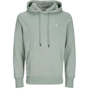 JACK & JONES Men's Jjepaulos Sweat Hood Noos Sweatshirt, Iceberg Green/Detail:Melange, XL JACK & JONES Men's Jjepaulos Sweat Hood Noos Sweatshirt, Iceberg Green/Detail:Melange, XL