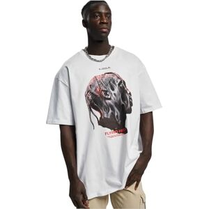 MT Upscale Men's Flying High Oversize Tee T-Shirt, White, XXL Plus Tall MT Upscale Men's Flying High Oversize Tee T-Shirt, White, XXL Plus Tall