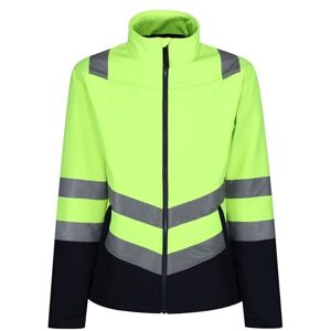 Regatta Mens Hi-vis 2-layer Softshell Jacket, Yellow/Navy, M EU Regatta Mens Hi-vis 2-layer Softshell Jacket, Yellow/Navy, M EU