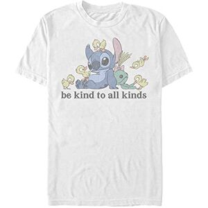 Disney Lilo & Stitch Kinds Organic Short Sleeve T-Shirt, White, S Disney Lilo & Stitch Kinds Organic Short Sleeve T-Shirt, White, S