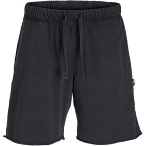JACK & JONES Men's Jpstbill Jjkidd Wash Sweat Shorts SweatShorts, Black, M JACK & JONES Men's Jpstbill Jjkidd Wash Sweat Shorts SweatShorts, Black, M