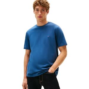 Tommy Hilfiger Men’s Short Sleeve Round Neck Seasonal Solid T-Shirt, Blue (Aegean Sea), XS Tommy Hilfiger Men’s Short Sleeve Round Neck Seasonal Solid T-Shirt, Blue (Aegean Sea), XS