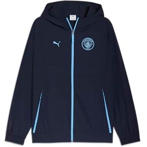 Puma Manchester City FC Men's tech Jacket 25/26, Blue (Deep Navy x Team Light Blue), xs Puma Manchester City FC Men's tech Jacket 25/26, Blue (Deep Navy x Team Light Blue), xs