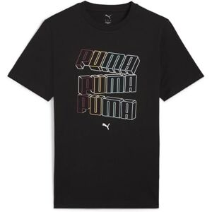 Puma ESS Logo LAB HOG Tee Black Puma ESS Logo LAB HOG Tee Black
