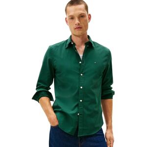Tommy Hilfiger Men’s Flex Poplin Micro Gingham Regular Fit Shirt, Green (Ornamental Green/Check), M Tommy Hilfiger Men’s Flex Poplin Micro Gingham Regular Fit Shirt, Green (Ornamental Green/Check), M
