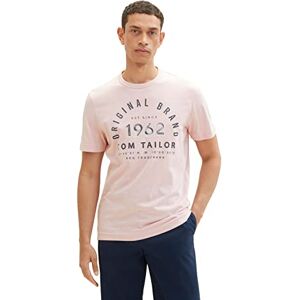 TOM TAILOR Men's T-Shirt 1035549, 32012 Morning Pink Fine Stripe, XXL TOM TAILOR Men's T-Shirt 1035549, 32012 Morning Pink Fine Stripe, XXL