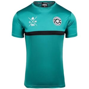 GORILLA WEAR Oswego S/L Hooded T-Shirt Blue GORILLA WEAR Oswego S/L Hooded T-Shirt Blue