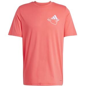 adidas Men's Pickleball Served Graphic T-Shirt, semi Lucid red, XXL adidas Men's Pickleball Served Graphic T-Shirt, semi Lucid red, XXL