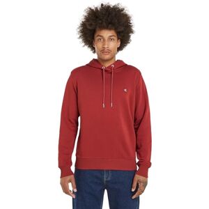 Calvin Klein Jeans Men's CK EMBRO BADGE HOODIE Hoodies, Garnet, XS Calvin Klein Jeans Men's CK EMBRO BADGE HOODIE Hoodies, Garnet, XS