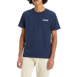 Levi's Men's Graphic Crewneck Tee T-Shirt, Rope Batwing Dress Blues, XS Levi's Men's Graphic Crewneck Tee T-Shirt, Rope Batwing Dress Blues, XS