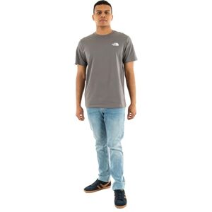 The North Face Men's S/S Box NSE T-Shirt, Smoked Pearl/Hero Blue, S The North Face Men's S/S Box NSE T-Shirt, Smoked Pearl/Hero Blue, S