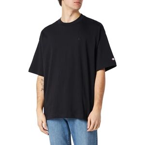 Champion Men's Legacy Icons Tonal C-Logo T-Shape S/S Crewneck T-Shirt, Black, M Champion Men's Legacy Icons Tonal C-Logo T-Shape S/S Crewneck T-Shirt, Black, M
