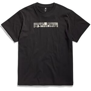 G-STAR Men's Flight Deck Back Graphic Loose T-Shirt, Black (dk black D24425-C336-6484), S G-STAR Men's Flight Deck Back Graphic Loose T-Shirt, Black (dk black D24425-C336-6484), S