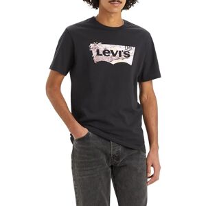 Levi's Men's Graphic Crewneck Tee T-Shirt, Tropical Batwing Caviar, XS Levi's Men's Graphic Crewneck Tee T-Shirt, Tropical Batwing Caviar, XS
