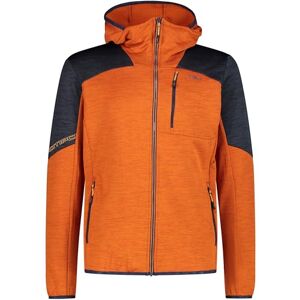 CMP Men's Grid Tech Fleece Jacket with Fixed Hood Jacket CMP Men's Grid Tech Fleece Jacket with Fixed Hood Jacket