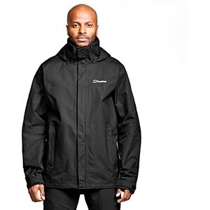 Berghaus Men's Rg Alpha 2.0 Waterproof Shell Jacket Extra Breathable Lightweight Coat Durable, Black/Black, M Berghaus Men's Rg Alpha 2.0 Waterproof Shell Jacket Extra Breathable Lightweight Coat Durable, Black/Black, M