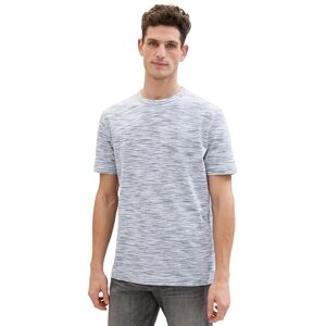 TOM TAILOR Men's 1040940 T-Shirt, 35057-White Navy Spacedye Pique, XXL TOM TAILOR Men's 1040940 T-Shirt, 35057-White Navy Spacedye Pique, XXL