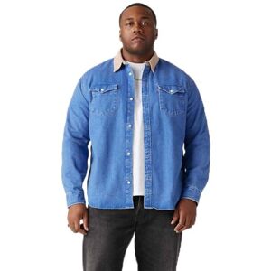 Levi's Men's Big & Tall Relaxed Fit Western Shirt, Calf Vintage wash, XL Levi's Men's Big & Tall Relaxed Fit Western Shirt, Calf Vintage wash, XL