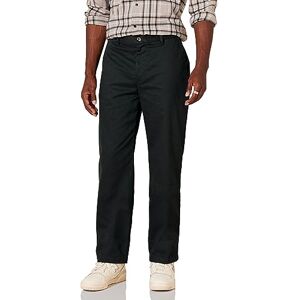 Amazon Essentials Men's Classic-Fit Wrinkle-Resistant Flat-Front Chino Trouser (Available in Big and Tall), Black, 33W / 28L Amazon Essentials Men's Classic-Fit Wrinkle-Resistant Flat-Front Chino Trouser (Available in Big and Tall), Black, 33W / 28L