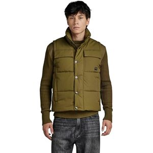 G-STAR Men's Foundation Padded Vest, Green (dark olive D22887-D419-C744), XL G-STAR Men's Foundation Padded Vest, Green (dark olive D22887-D419-C744), XL
