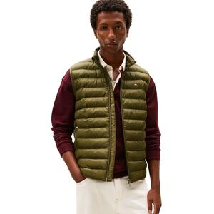 Tommy Hilfiger Men’s Stand Collar Recycled Packaway Gilet, Green (Huntsman Green), XXL Tommy Hilfiger Men’s Stand Collar Recycled Packaway Gilet, Green (Huntsman Green), XXL