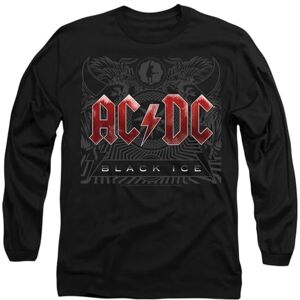 AC/DC ACDC Black Ice Mens Long Sleeve T Shirt, Black, X-Large AC/DC ACDC Black Ice Mens Long Sleeve T Shirt, Black, X-Large