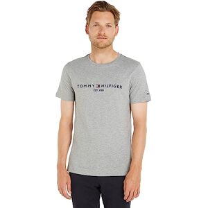 Tommy Hilfiger Men's Core Tommy Logo Tee Mw0mw11465 T-Shirt, Grey (Cloud Htr), XXL Tommy Hilfiger Men's Core Tommy Logo Tee Mw0mw11465 T-Shirt, Grey (Cloud Htr), XXL