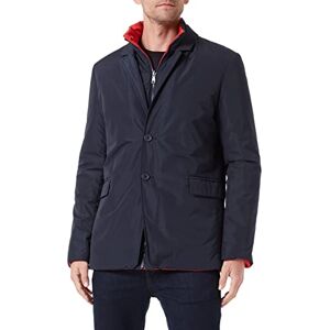 Geox Men's M Dolomia Jacket, Sky Captain/Aura Ora, 46 Geox Men's M Dolomia Jacket, Sky Captain/Aura Ora, 46