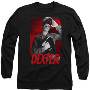 Dexter - Dexter (Hall) Dexter See Saw Mens Long Sleeve T Shirt, Black, Small Dexter - Dexter (Hall) Dexter See Saw Mens Long Sleeve T Shirt, Black, Small