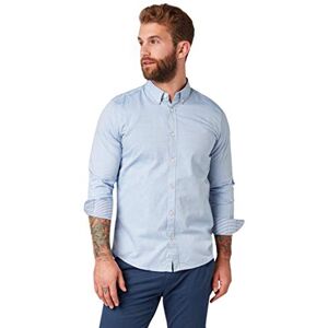 TOM TAILOR Men's Slim Fit Cotton Shirt 1008320, 15837 Light Blue Oxford, XXL TOM TAILOR Men's Slim Fit Cotton Shirt 1008320, 15837 Light Blue Oxford, XXL