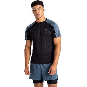 Dare 2b Mens Discernible II Tee Black/Orion XS Dare 2b Mens Discernible II Tee Black/Orion XS