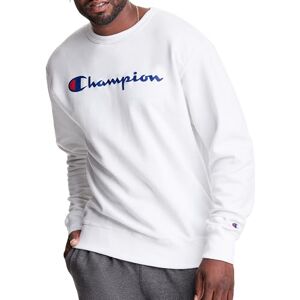Champion Men's Powerblend Graphic Crew Sweatshirt, White-y06794, XS Champion Men's Powerblend Graphic Crew Sweatshirt, White-y06794, XS
