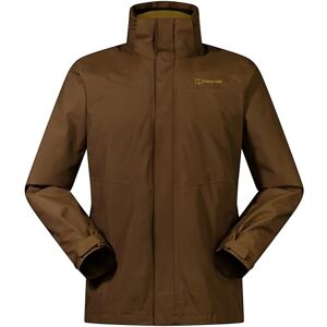 Berghaus Men's Hillwalker 3-in-1 Gore-Tex Waterproof Jacket Durable Breathable Rain Coat, Bark, 2XL Berghaus Men's Hillwalker 3-in-1 Gore-Tex Waterproof Jacket Durable Breathable Rain Coat, Bark, 2XL