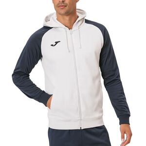 Joma Men's Academy Iv Hooded Sweatshirt, White-Marine, XL Joma Men's Academy Iv Hooded Sweatshirt, White-Marine, XL