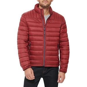 Tommy Hilfiger Men's Ultra Loft Lightweight Packable Puffer Jacket (Standard and Big & Tall) Down Alternative Coat, Red, M Tommy Hilfiger Men's Ultra Loft Lightweight Packable Puffer Jacket (Standard and Big & Tall) Down Alternative Coat, Red, M